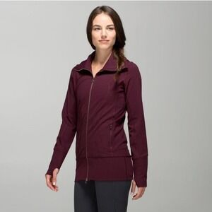 Lululemon Stride Jacket‎ II Hooded Bordeaux Drama Size 4